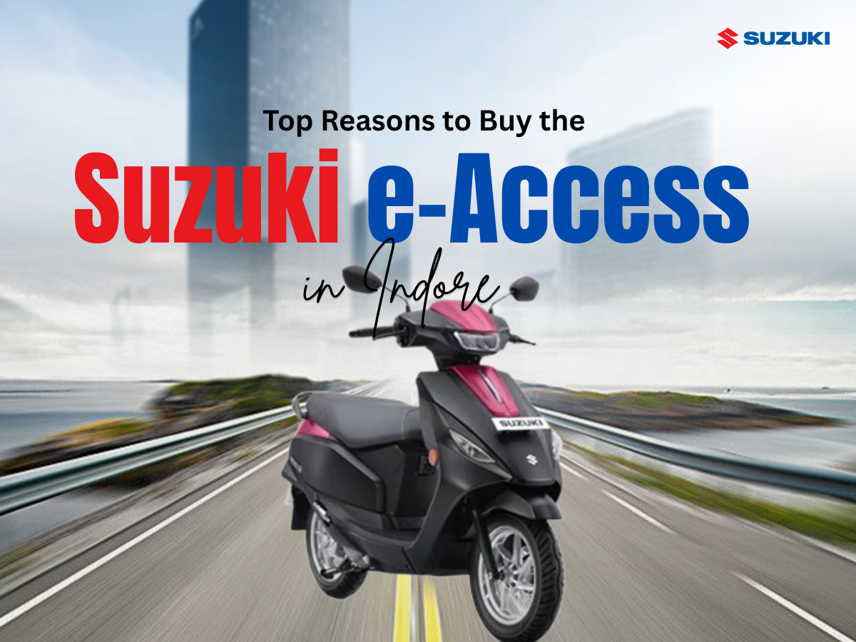 Suzuki e-Access electric scooter for eco-friendly city commuting in Indore