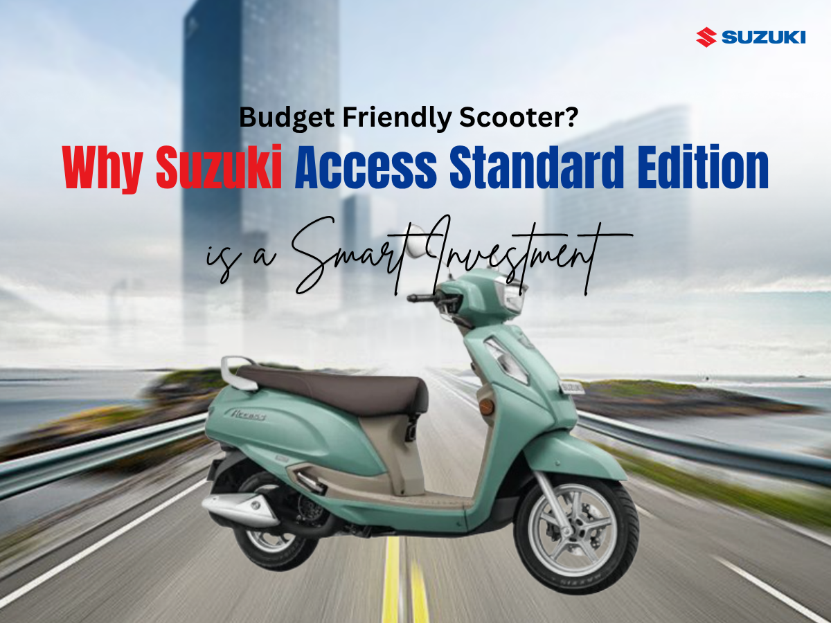 Suzuki Access Standard Edition budget friendly scooter for daily commuting with stylish design and fuel efficiency