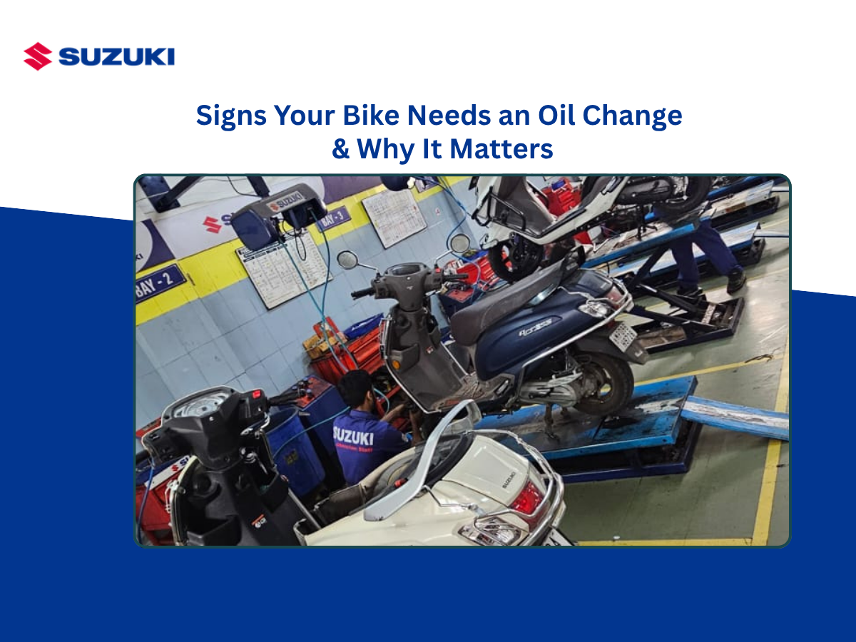 Signs your bike needs an oil change and why engine oil maintenance matters