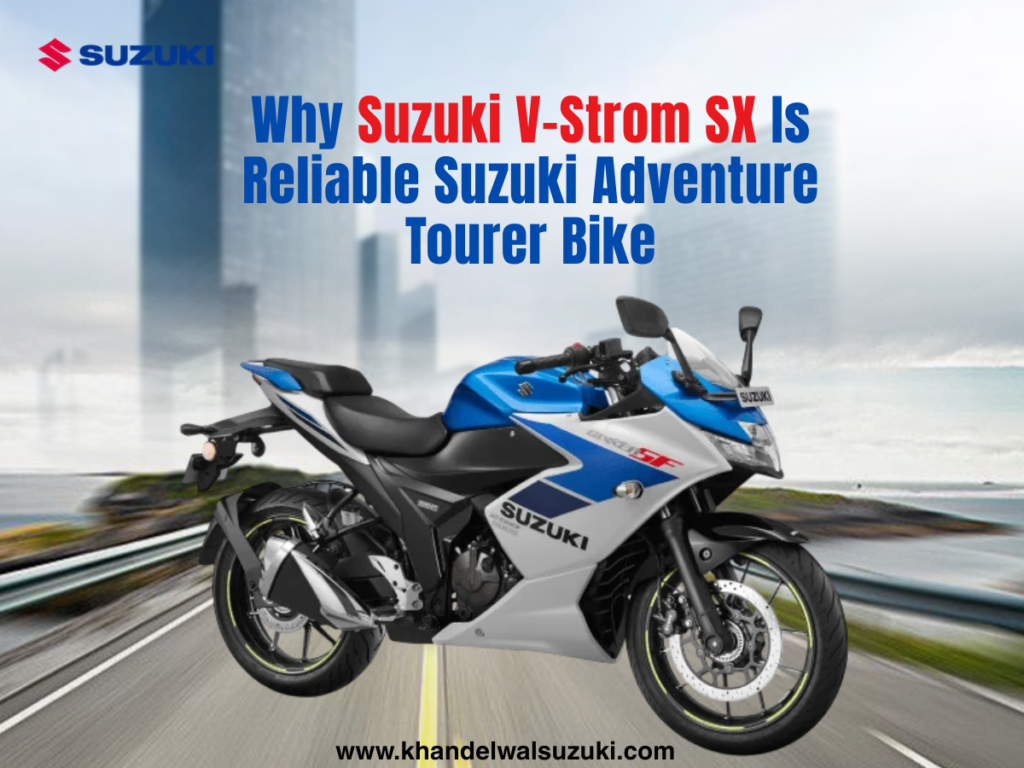 Suzuki V-Strom SX adventure tourer bike built for reliable city rides and long-distance touring