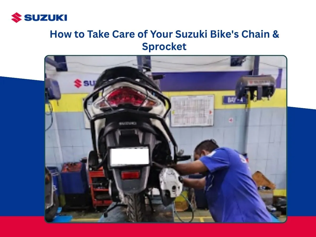 Suzuki bike chain and sprocket maintenance tips