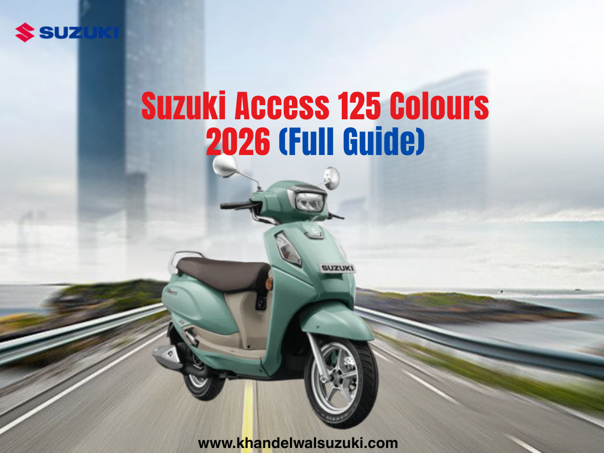 Explore the Suzuki Access 125 colours 2026 with this complete guide. Discover the available colour options and choose a shade that matches your style.