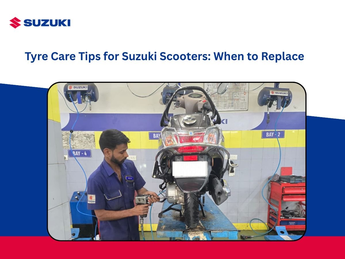 Suzuki scooter tyre care and replacement tips