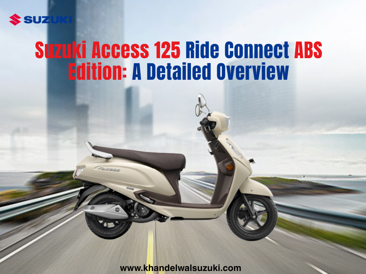 Suzuki Access 125 Ride Connect ABS Edition scooter in a modern design